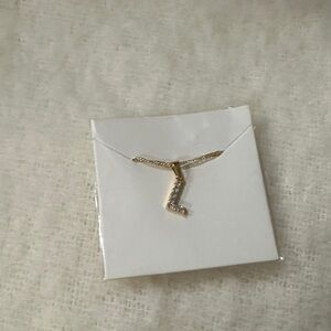 Gold Initial Pendant Necklace